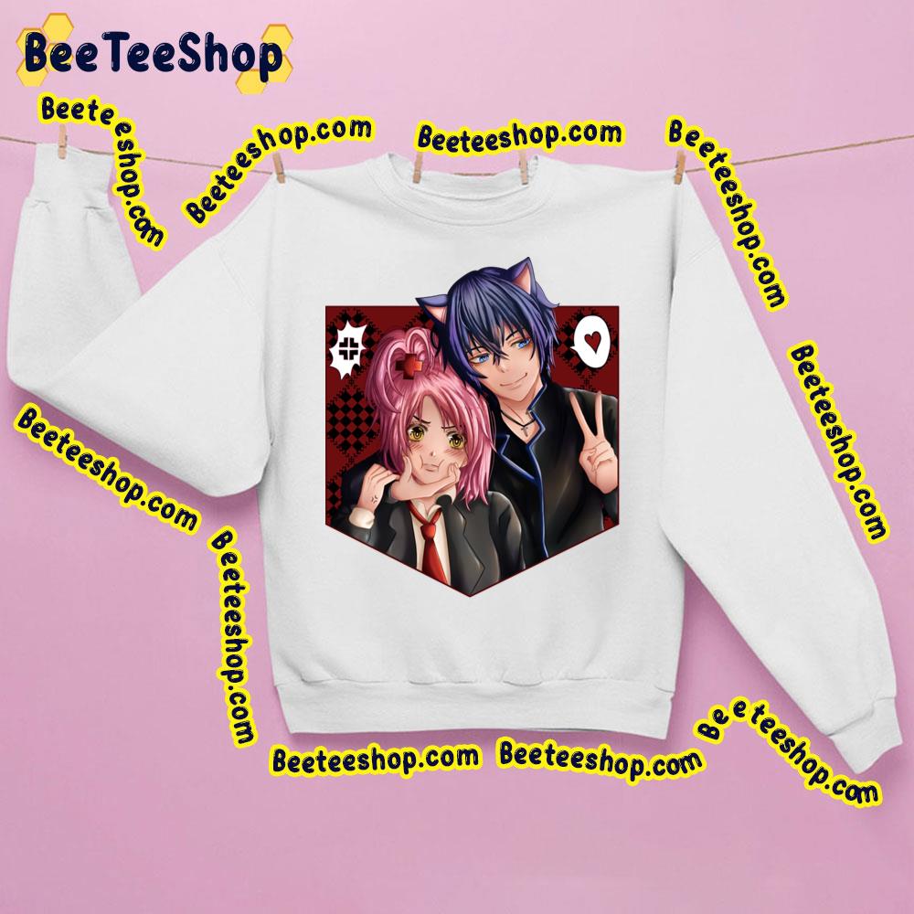 Cute Couple Shugo Chara Trending Unisex Sweatshirt Cute Couple Shugo Chara Trending Unisex Sweatshirt