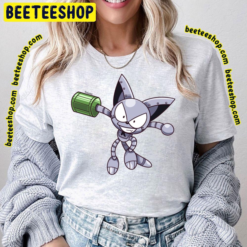 Cyborg Kurochan Alt Robot Cat Kuro Trending Unisex T-Shirt Cyborg Kurochan Alt Robot Cat Kuro Trending Unisex T-Shirt