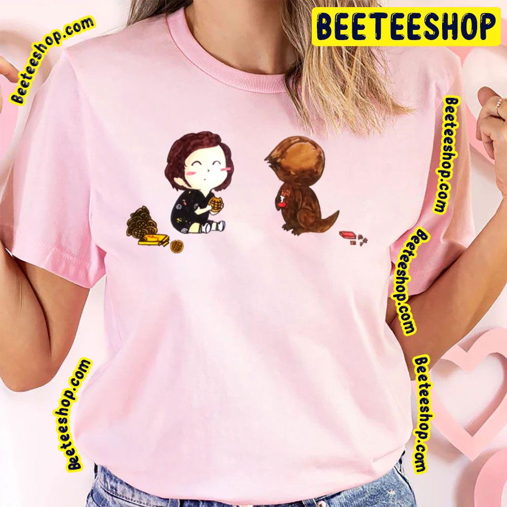 Eleven And Dart The Demodog Stranger Things Trending Unisex T-Shirt Eleven And Dart The Demodog Stranger Things Trending Unisex T-Shirt