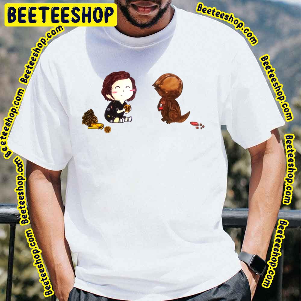 Eleven And Dart The Demodog Stranger Things Trending Unisex T-Shirt Eleven And Dart The Demodog Stranger Things Trending Unisex T-Shirt
