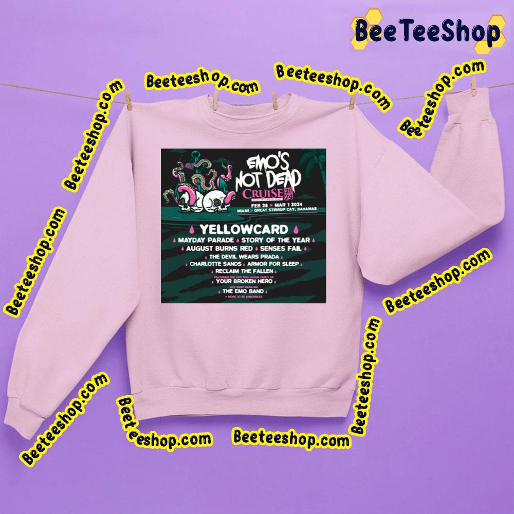 Emo's Not Dead With Story Of The Year 2024 Trending Unisex Sweatshirt Emo's Not Dead With Story Of The Year 2024 Trending Unisex Sweatshirt