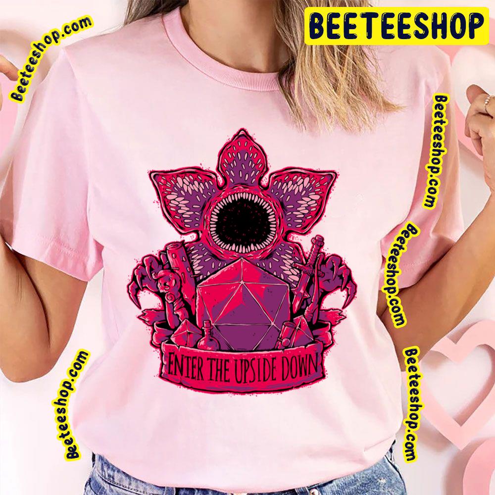 Enter The Upside Down Demogorgon Stranger Things Trending Unisex T-Shirt Enter The Upside Down Demogorgon Stranger Things Trending Unisex T-Shirt