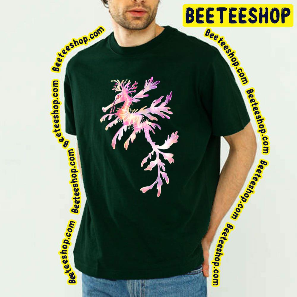 Exist Leafy Seahorse Dragon Pink Trending Unisex T-Shirt Exist Leafy Seahorse Dragon Pink Trending Unisex T-Shirt