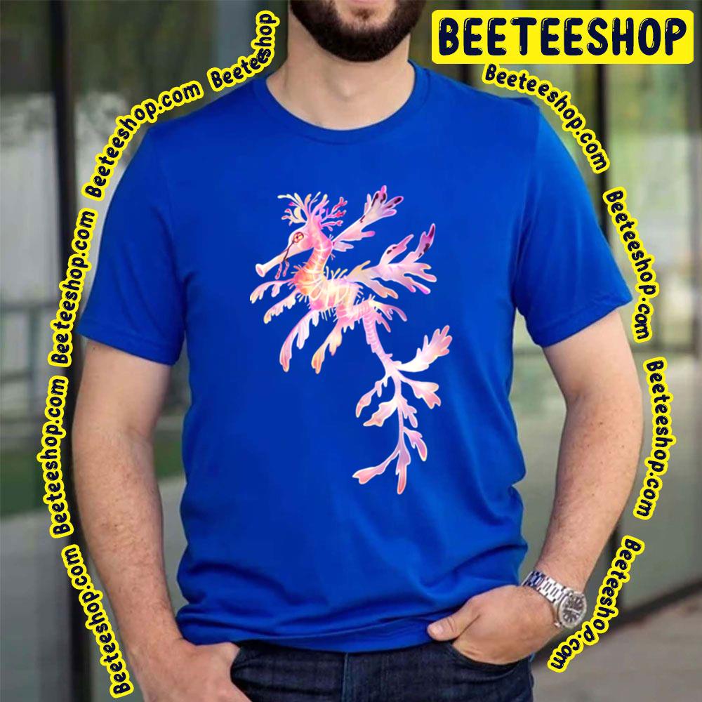 Exist Leafy Seahorse Dragon Pink Trending Unisex T-Shirt Exist Leafy Seahorse Dragon Pink Trending Unisex T-Shirt