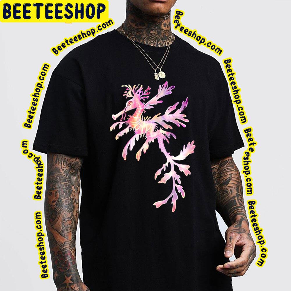 Exist Leafy Seahorse Dragon Pink Trending Unisex T-Shirt Exist Leafy Seahorse Dragon Pink Trending Unisex T-Shirt