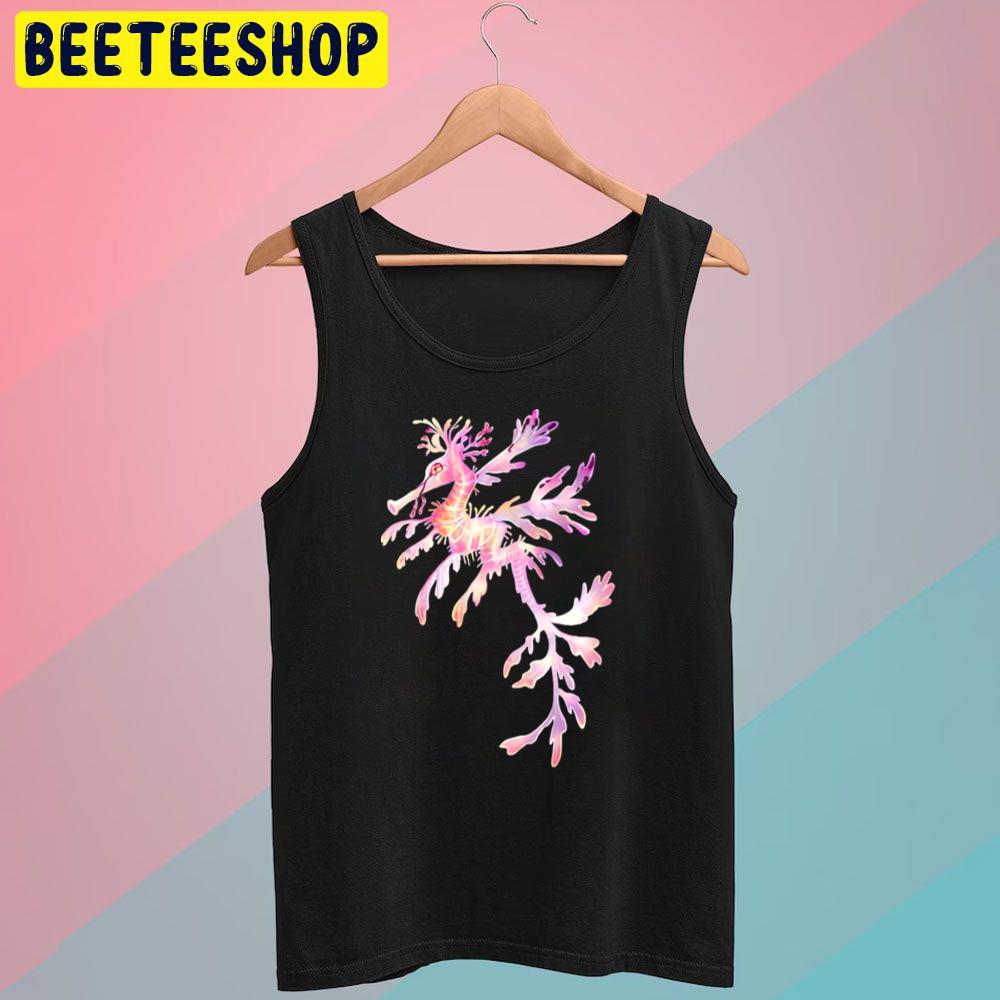 Exist Leafy Seahorse Dragon Pink Trending Unisex T-Shirt Exist Leafy Seahorse Dragon Pink Trending Unisex T-Shirt