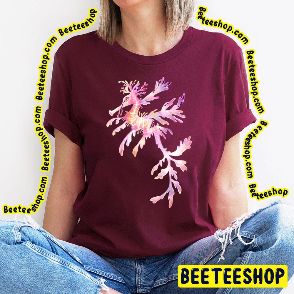 Exist Leafy Seahorse Dragon Pink Trending Unisex T-Shirt Exist Leafy Seahorse Dragon Pink Trending Unisex T-Shirt