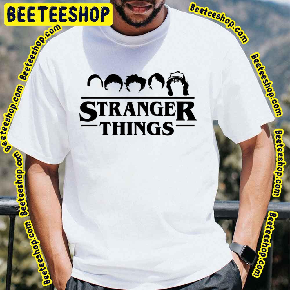 Fan Art Black Stranger Things Trending Unisex T-Shirt Fan Art Black Stranger Things Trending Unisex T-Shirt