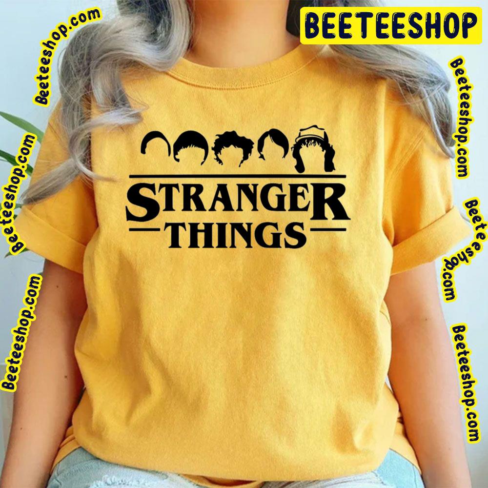 Fan Art Black Stranger Things Trending Unisex T-Shirt Fan Art Black Stranger Things Trending Unisex T-Shirt