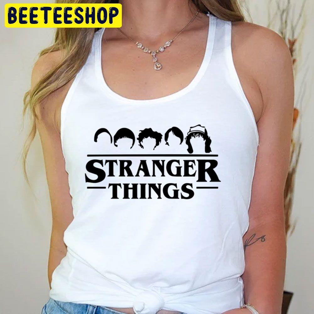 Fan Art Black Stranger Things Trending Unisex T-Shirt Fan Art Black Stranger Things Trending Unisex T-Shirt