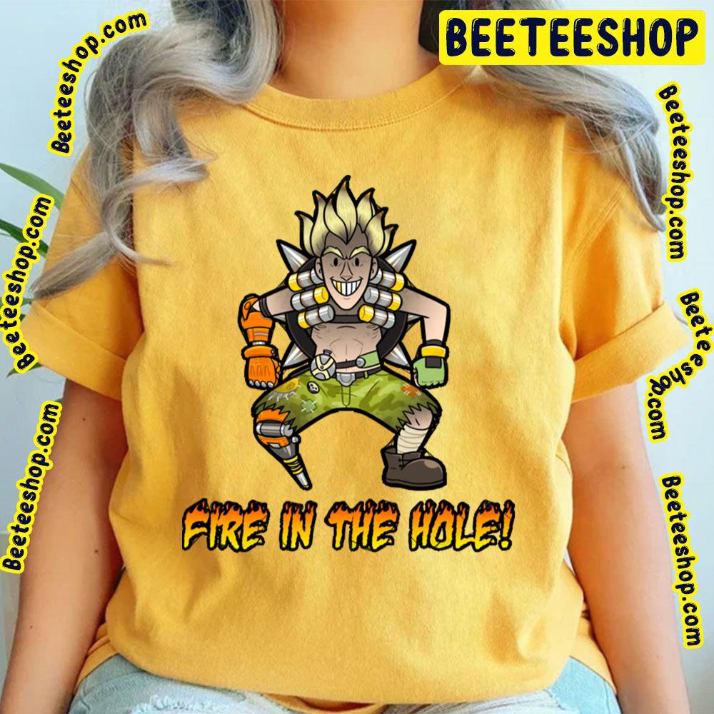 Fire In The Hole Junkrat Overwatch Trending Unisex T-Shirt Fire In The Hole Junkrat Overwatch Trending Unisex T-Shirt