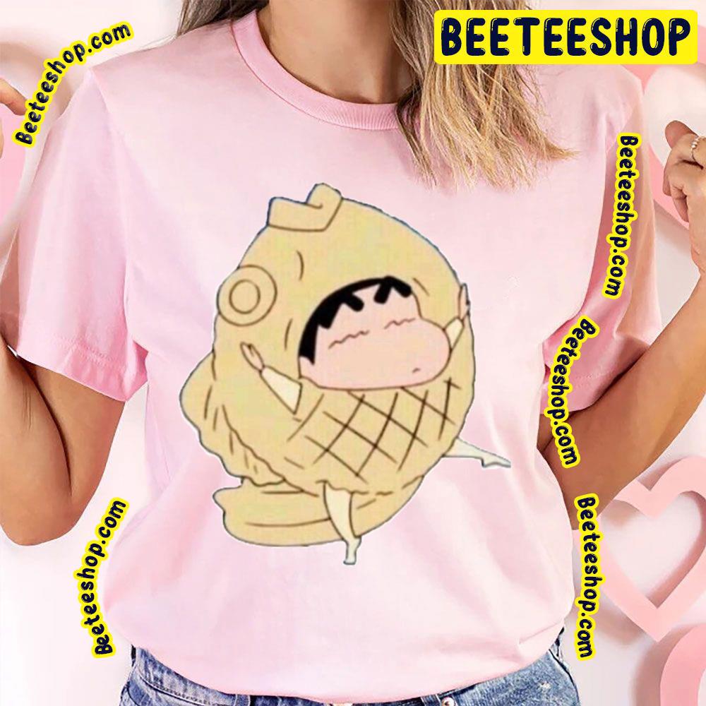 Fish Crayon Shin Chan Trending Unisex T-Shirt Fish Crayon Shin Chan Trending Unisex T-Shirt