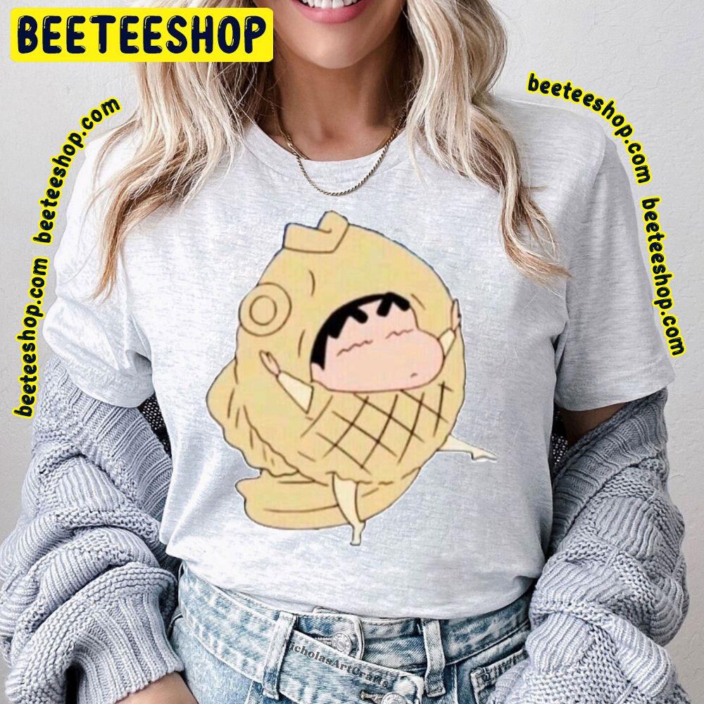 Fish Crayon Shin Chan Trending Unisex T-Shirt Fish Crayon Shin Chan Trending Unisex T-Shirt