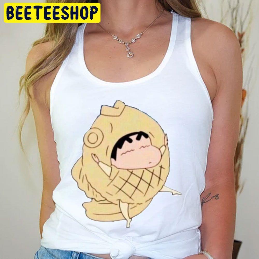Fish Crayon Shin Chan Trending Unisex T-Shirt Fish Crayon Shin Chan Trending Unisex T-Shirt