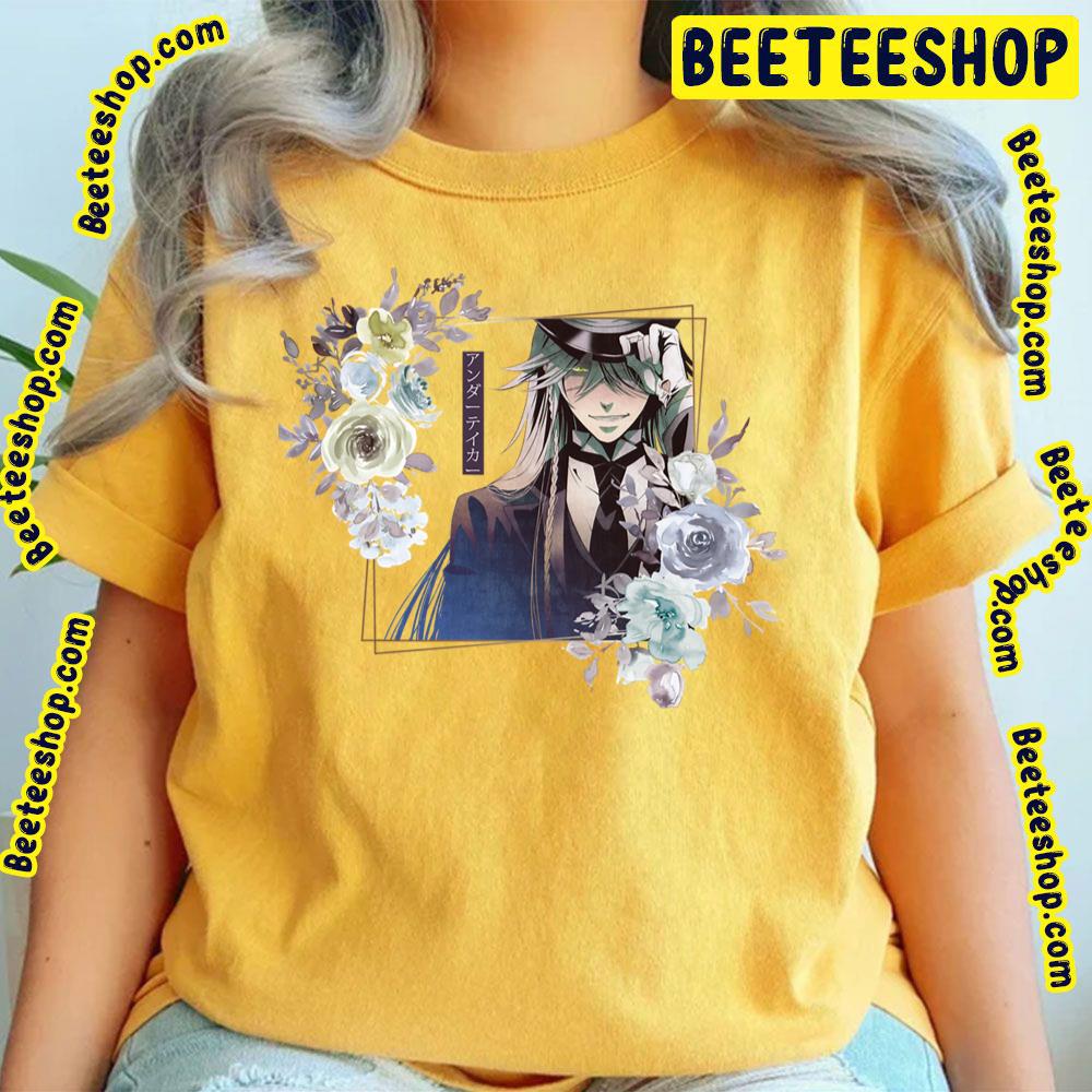 Flower Black Butler Undertaker Riddle Trending Unisex T-Shirt Flower Black Butler Undertaker Riddle Trending Unisex T-Shirt