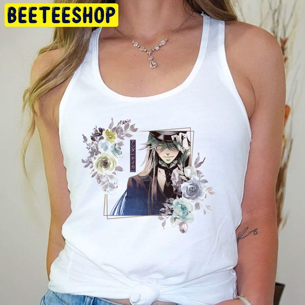 Flower Black Butler Undertaker Riddle Trending Unisex T-Shirt Flower Black Butler Undertaker Riddle Trending Unisex T-Shirt