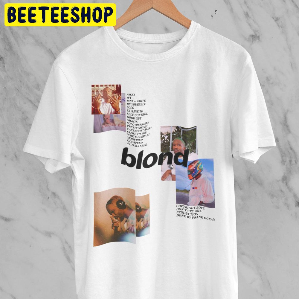 Frank Ocean Blonde Graphic Trending Unisex T-Shirt Frank Ocean Blonde Graphic Trending Unisex T-Shirt
