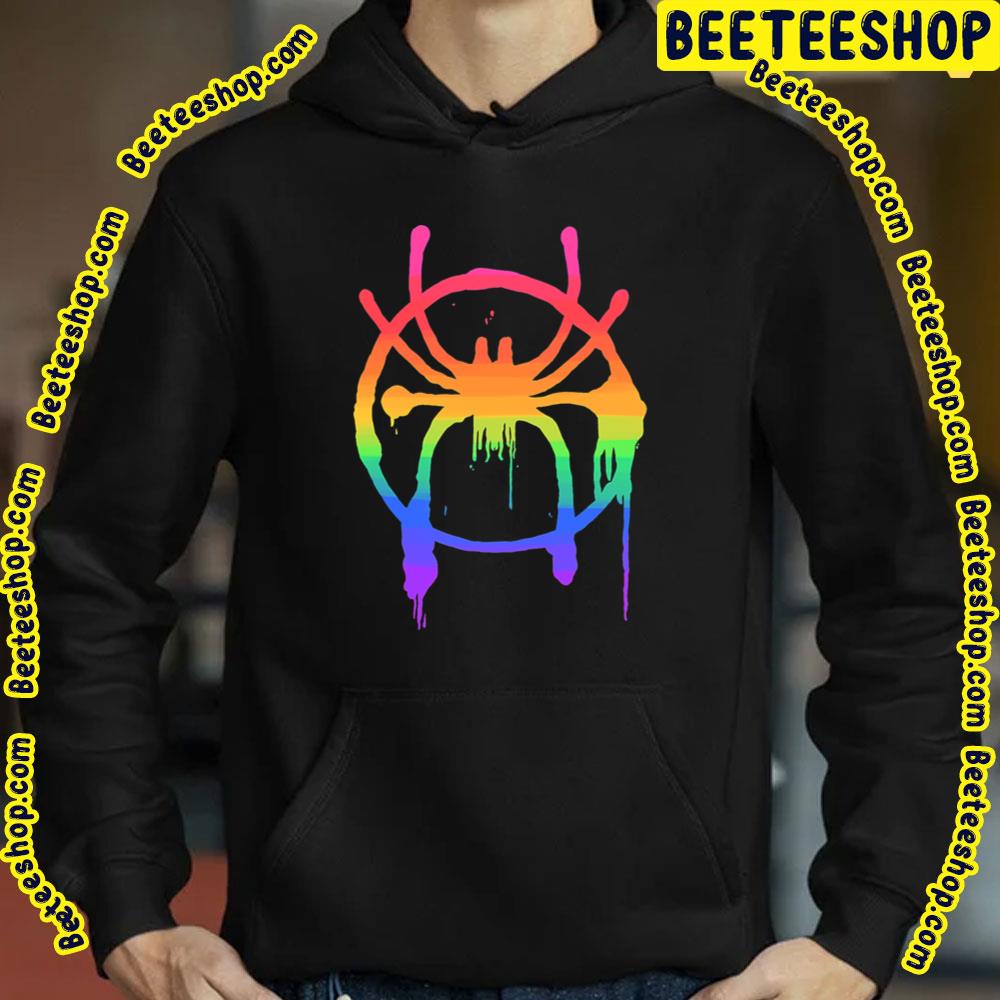 Gay Flag Spiderverse Movie Trending Unisex T-Shirt Gay Flag Spiderverse Movie Trending Unisex T-Shirt