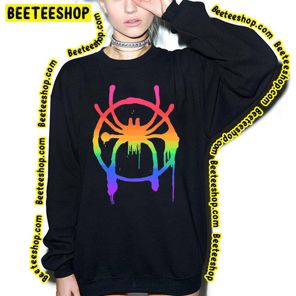 Gay Flag Spiderverse Movie Trending Unisex T-Shirt Gay Flag Spiderverse Movie Trending Unisex T-Shirt
