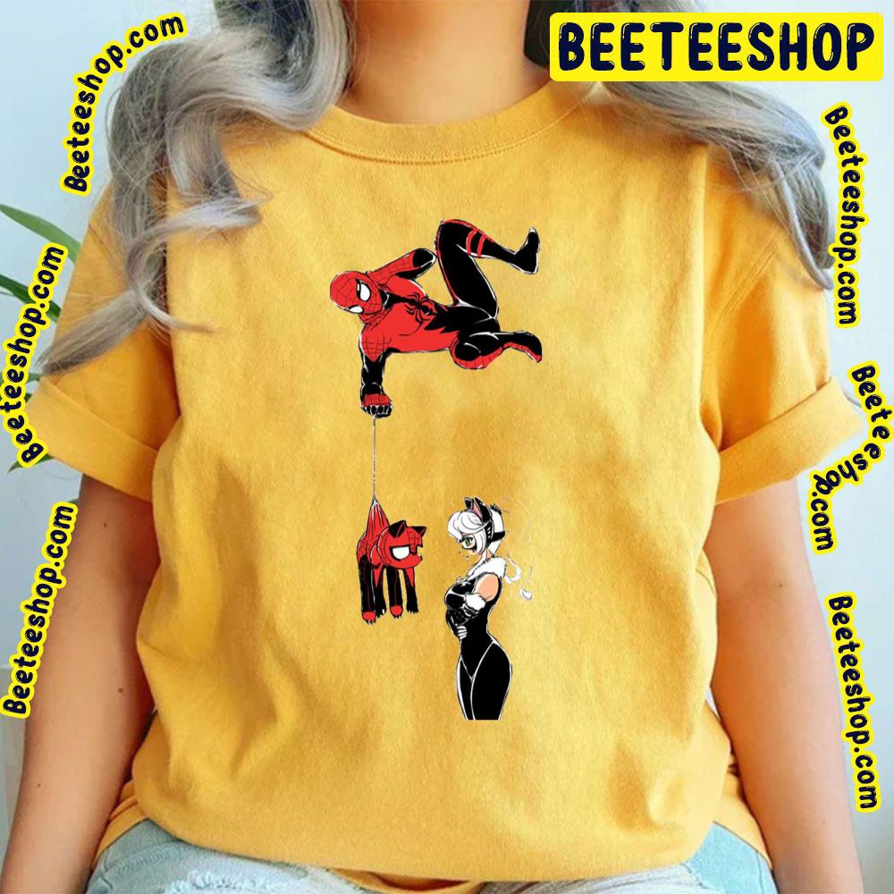 Give The Cat Spiderverse Movie Trending Unisex T-Shirt Give The Cat Spiderverse Movie Trending Unisex T-Shirt