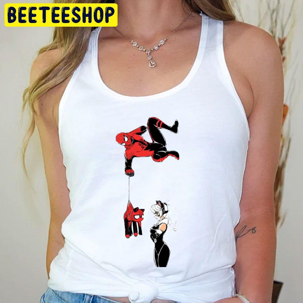 Give The Cat Spiderverse Movie Trending Unisex T-Shirt Give The Cat Spiderverse Movie Trending Unisex T-Shirt