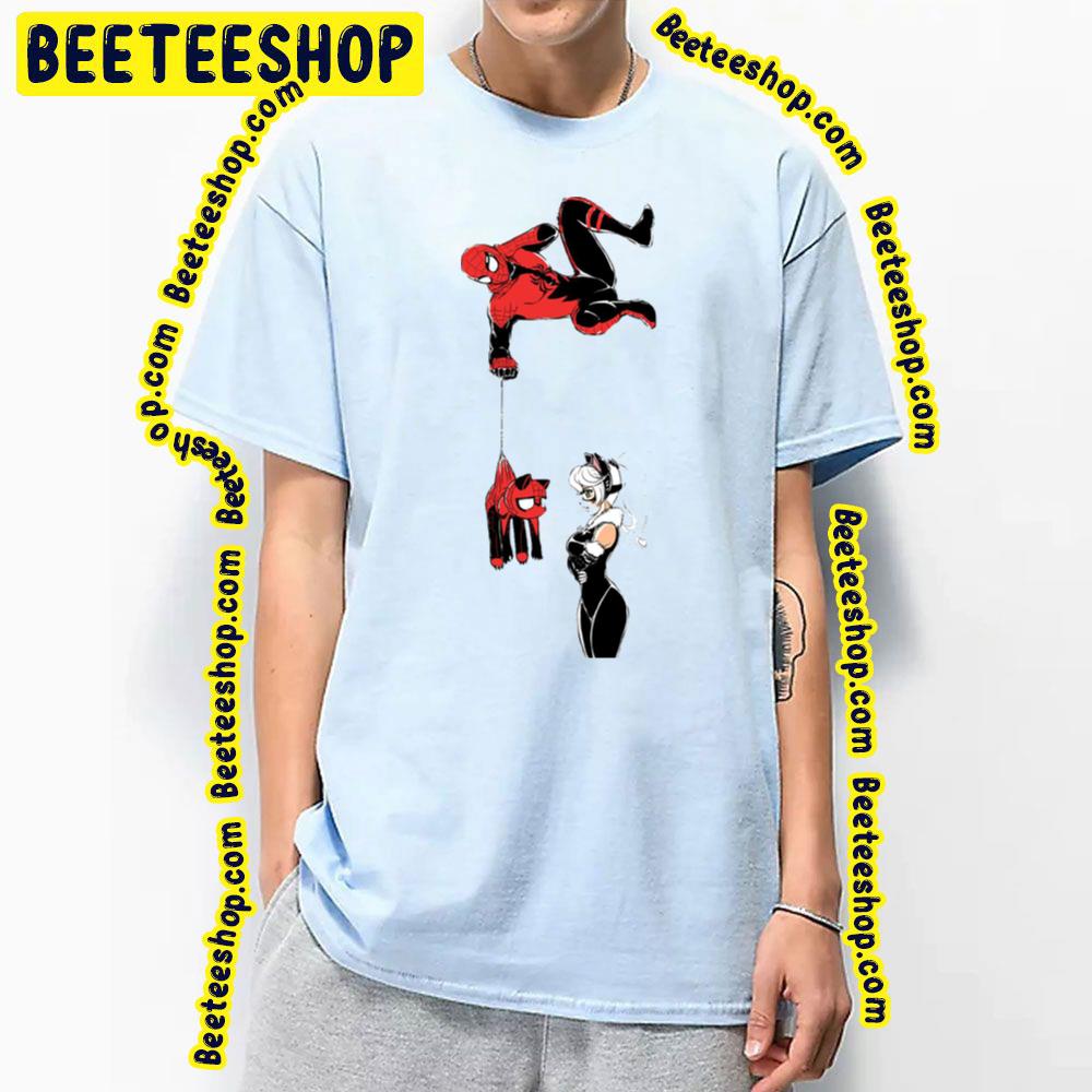 Give The Cat Spiderverse Movie Trending Unisex T-Shirt Give The Cat Spiderverse Movie Trending Unisex T-Shirt