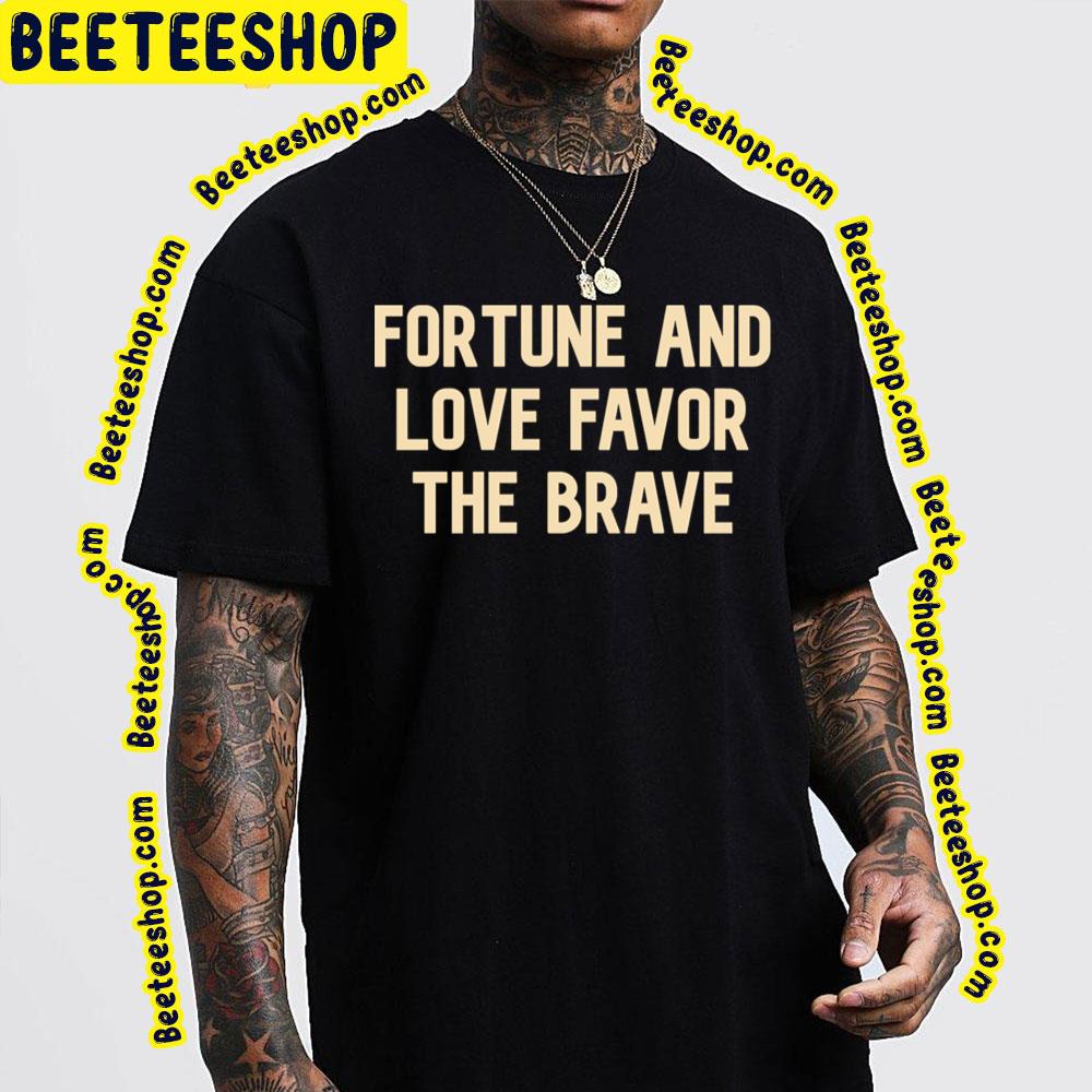 Gold Text Love And Fortune Trending Unisex T-Shirt Gold Text Love And Fortune Trending Unisex T-Shirt