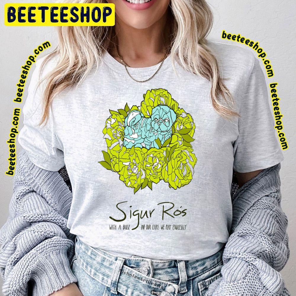 Green Flower Sigur Rós Trending Unisex T-Shirt Green Flower Sigur Rós Trending Unisex T-Shirt