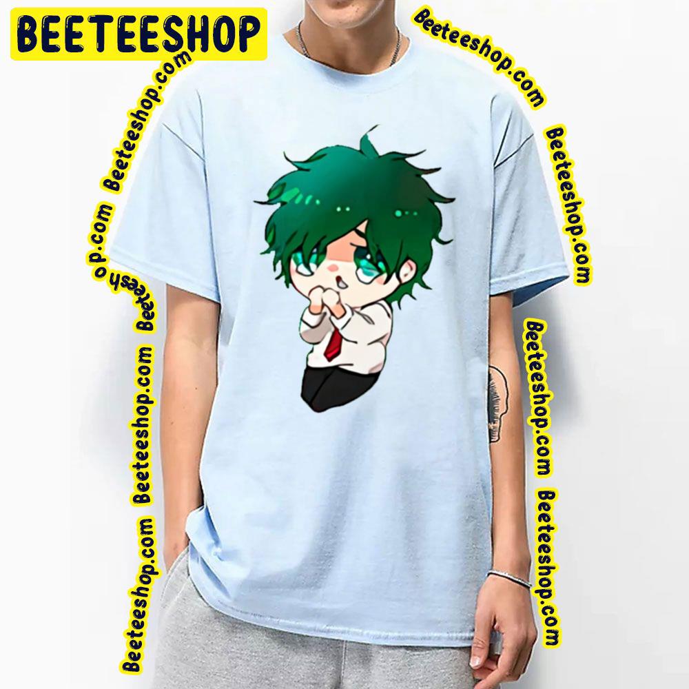 Green Hair Chibi Yarichin Bitch Club Trending Unisex T-Shirt Green Hair Chibi Yarichin Bitch Club Trending Unisex T-Shirt