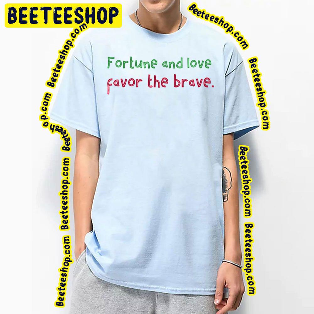 Green Red Text Love And Fortune Logo Trending Unisex T-Shirt Green Red Text Love And Fortune Logo Trending Unisex T-Shirt