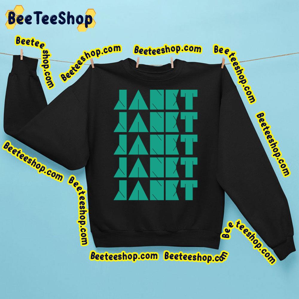 Green Text Janet Jackson Trending Unisex Sweatshirt Green Text Janet Jackson Trending Unisex Sweatshirt