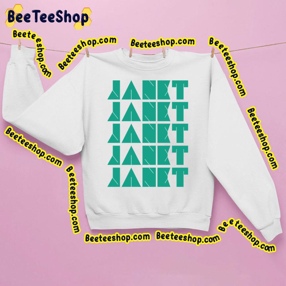 Green Text Janet Jackson Trending Unisex Sweatshirt Green Text Janet Jackson Trending Unisex Sweatshirt