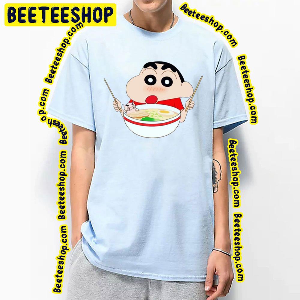 Happy Eat Crayon Shin Chan Trending Unisex T-Shirt Happy Eat Crayon Shin Chan Trending Unisex T-Shirt