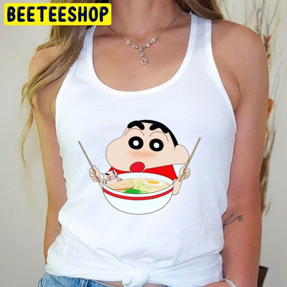 Happy Eat Crayon Shin Chan Trending Unisex T-Shirt Happy Eat Crayon Shin Chan Trending Unisex T-Shirt