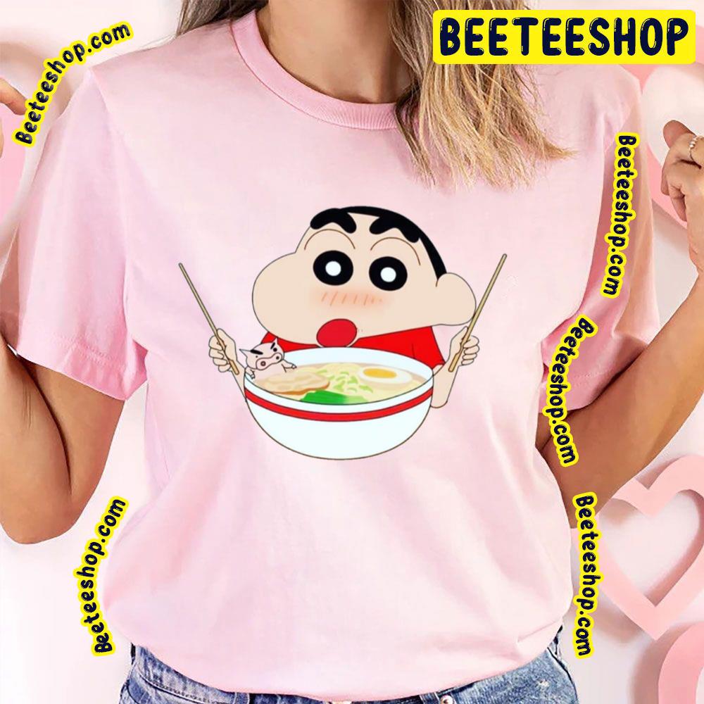 Happy Eat Crayon Shin Chan Trending Unisex T-Shirt Happy Eat Crayon Shin Chan Trending Unisex T-Shirt
