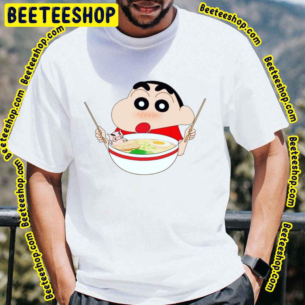 Happy Eat Crayon Shin Chan Trending Unisex T-Shirt Happy Eat Crayon Shin Chan Trending Unisex T-Shirt
