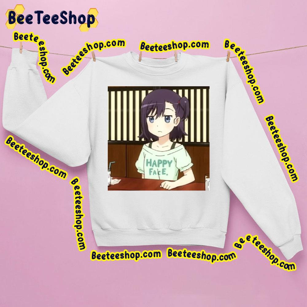 Happy Face Hikage Miyauchi Non Non Biyori Trending Unisex Sweatshirt Happy Face Hikage Miyauchi Non Non Biyori Trending Unisex Sweatshirt