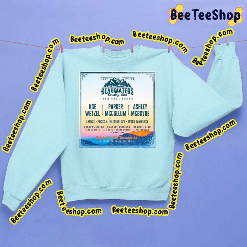 Headwaters Country Jam 2023 Trending Unisex T-Shirt Headwaters Country Jam 2023 Trending Unisex T-Shirt