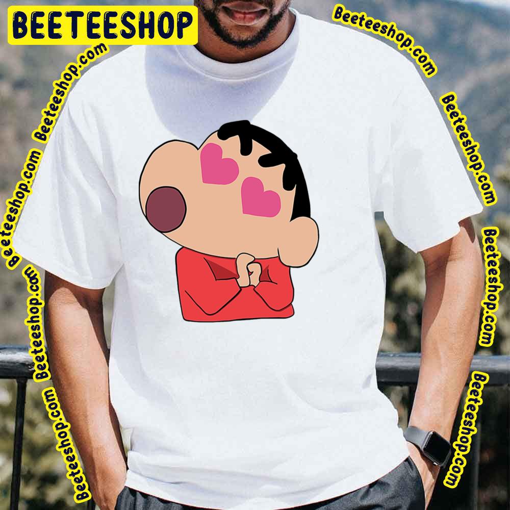 Heart Eye Crayon Shin Chan Trending Unisex T-Shirt Heart Eye Crayon Shin Chan Trending Unisex T-Shirt