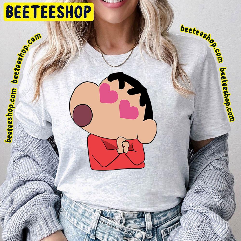 Heart Eye Crayon Shin Chan Trending Unisex T-Shirt Heart Eye Crayon Shin Chan Trending Unisex T-Shirt