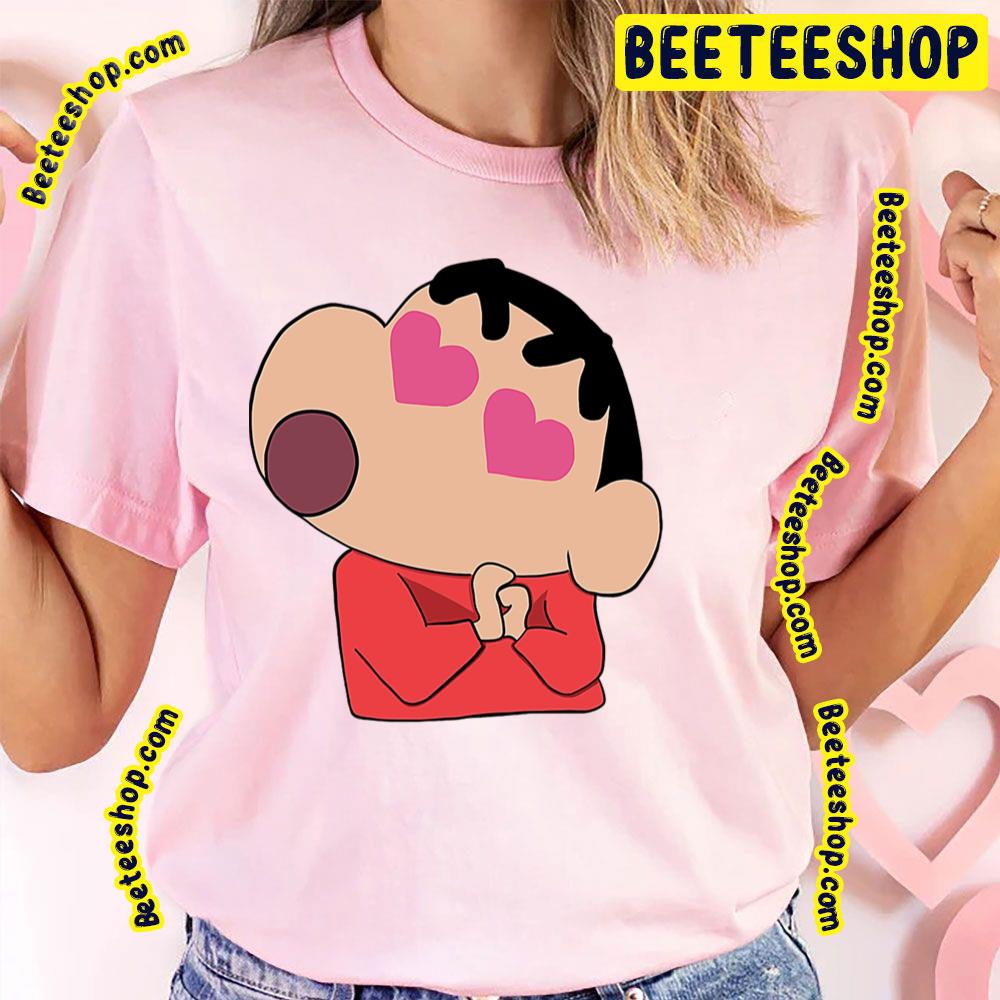 Heart Eye Crayon Shin Chan Trending Unisex T-Shirt Heart Eye Crayon Shin Chan Trending Unisex T-Shirt