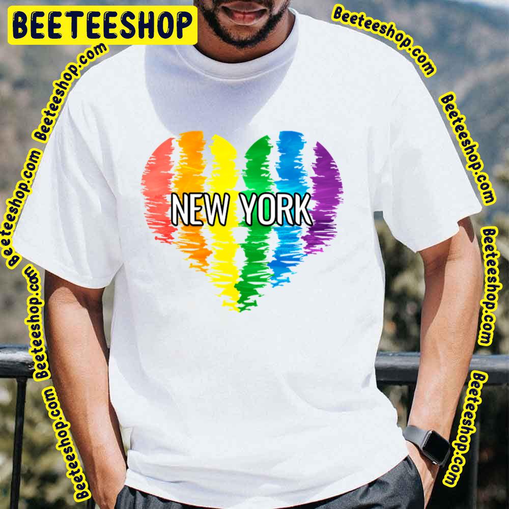 Heart Gay Pride New York New York Trending Unisex T-Shirt Heart Gay Pride New York New York Trending Unisex T-Shirt