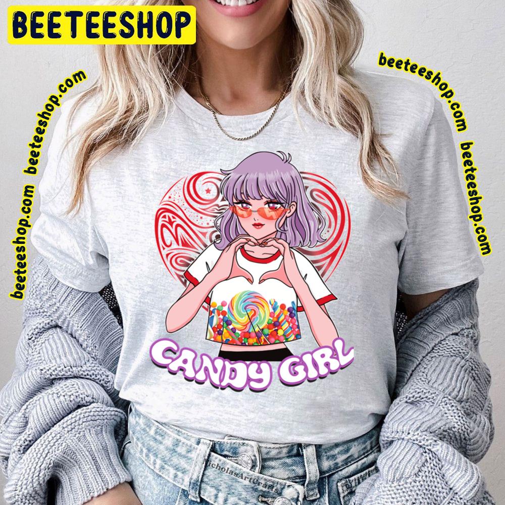 Heart Girl Candy Candy Trending Unisex T-Shirt Heart Girl Candy Candy Trending Unisex T-Shirt