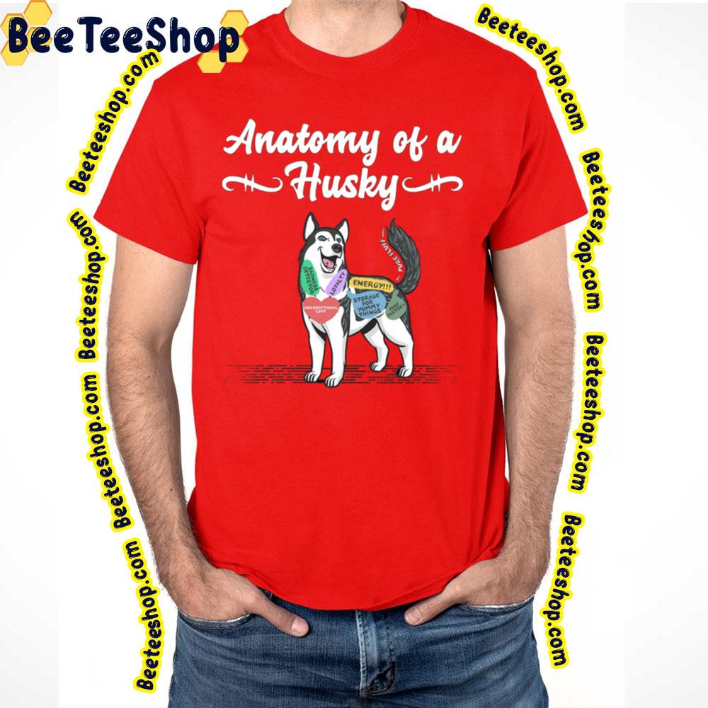 Husky Puppy Anatomy Trending Unisex T-Shirt Husky Puppy Anatomy Trending Unisex T-Shirt