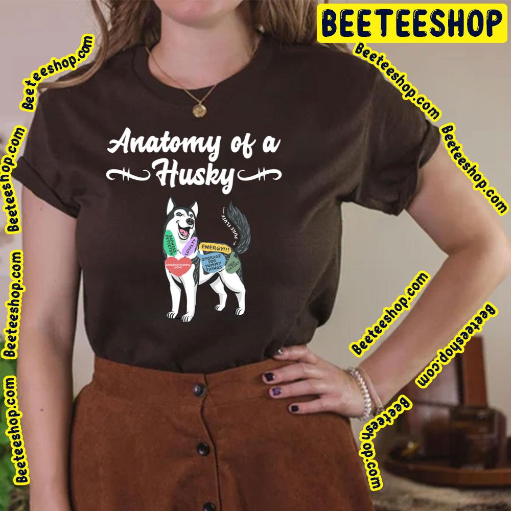Husky Puppy Anatomy Trending Unisex T-Shirt Husky Puppy Anatomy Trending Unisex T-Shirt