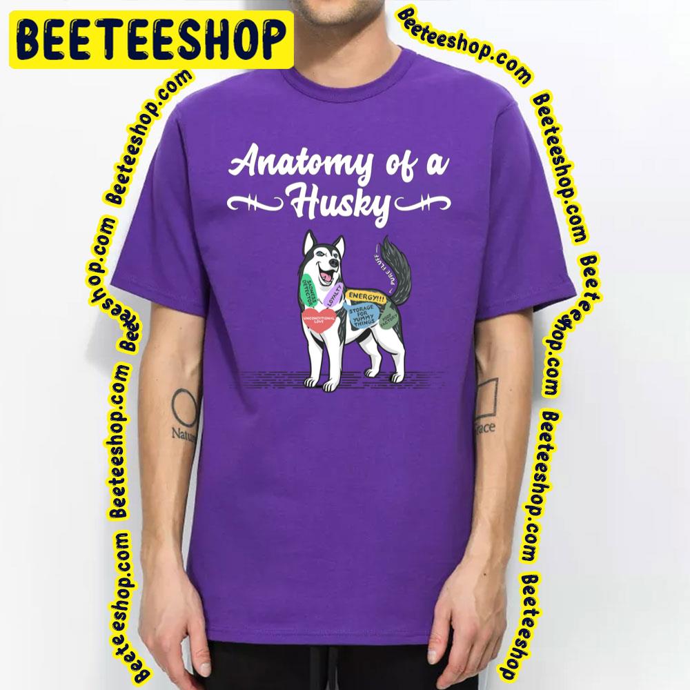 Husky Puppy Anatomy Trending Unisex T-Shirt Husky Puppy Anatomy Trending Unisex T-Shirt