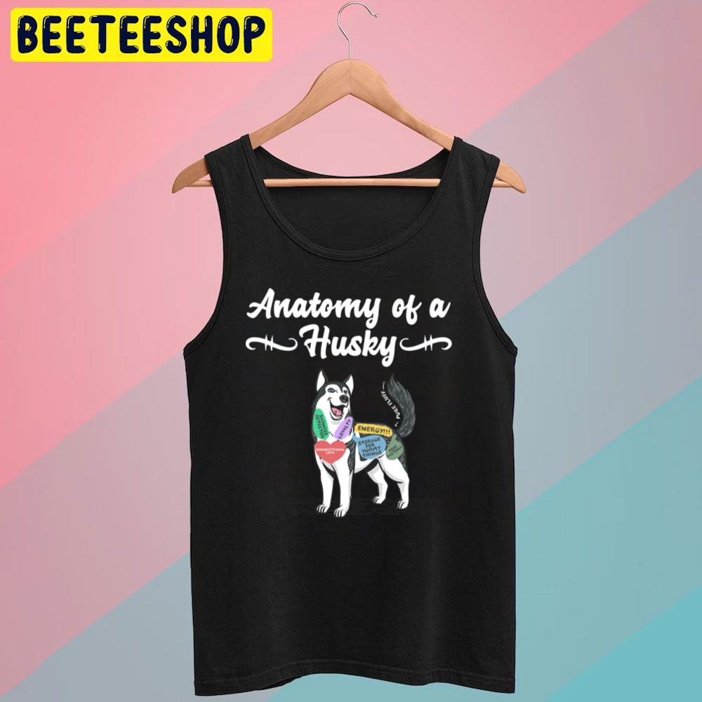 Husky Puppy Anatomy Trending Unisex T-Shirt Husky Puppy Anatomy Trending Unisex T-Shirt