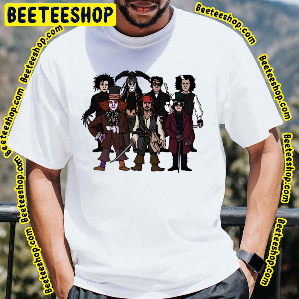 Johnny Depps All Characters Trending Unisex T-Shirt Johnny Depps All Characters Trending Unisex T-Shirt