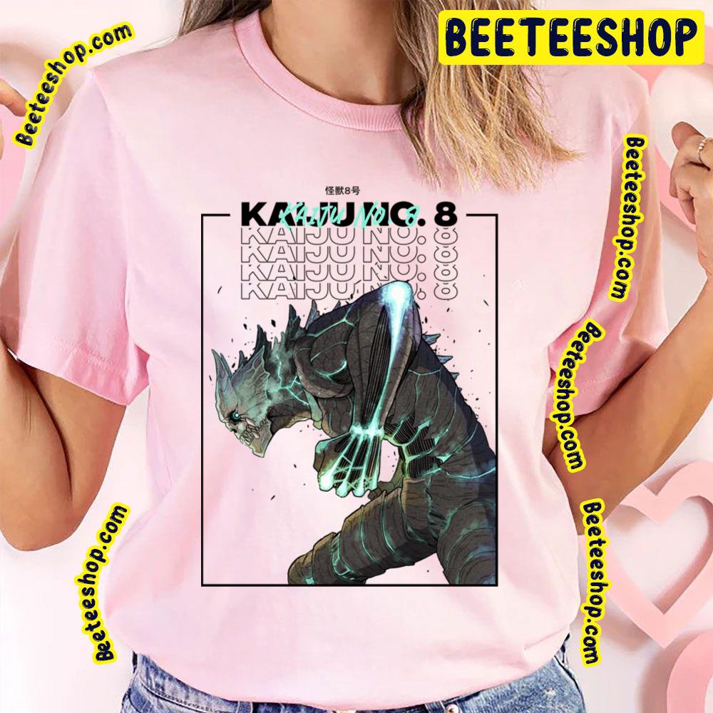 Kaiju No 8 (Black Version) Monster #8 Trending Unisex T-Shirt Kaiju No 8 (Black Version) Monster #8 Trending Unisex T-Shirt