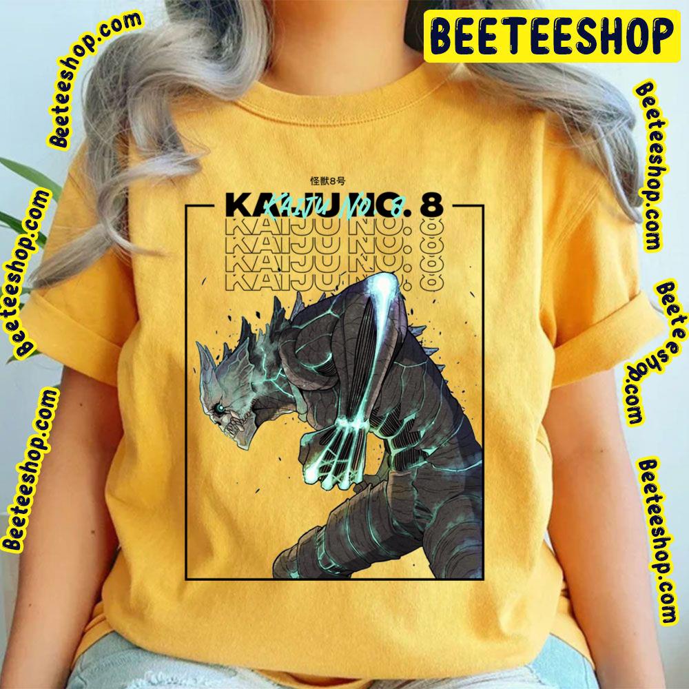 Kaiju No 8 (Black Version) Monster #8 Trending Unisex T-Shirt Kaiju No 8 (Black Version) Monster #8 Trending Unisex T-Shirt